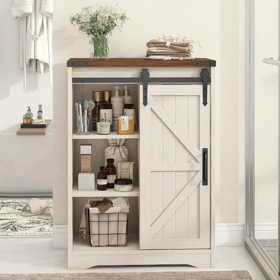 Farmhouse bathroom storage cab - đánh giá và giá Storage