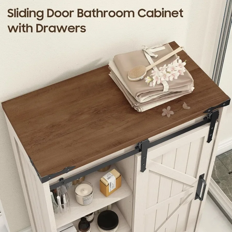 Farmhouse bathroom storage cab - đánh giá và giá Storage