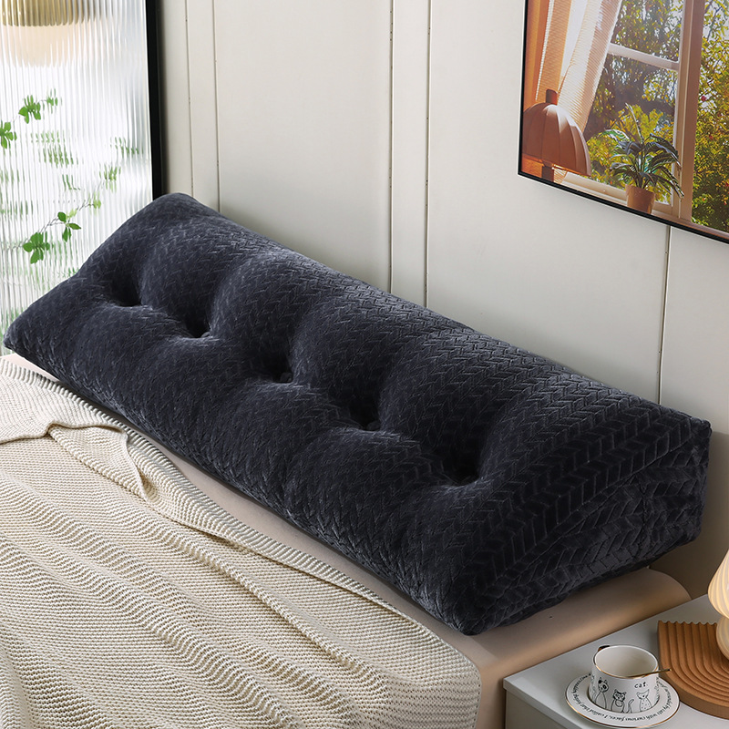 Bed Rest Pillow Solid Color La - đánh giá và giá Headboard Cushion Backrest Tatami