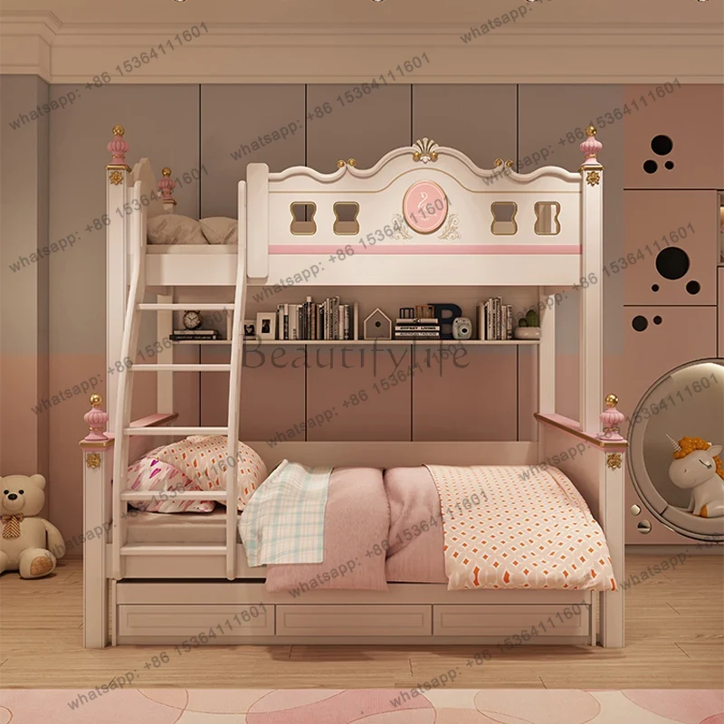 PG modern luxury bases master  - đánh giá và giá Bunk Bed With Stairs And Slide