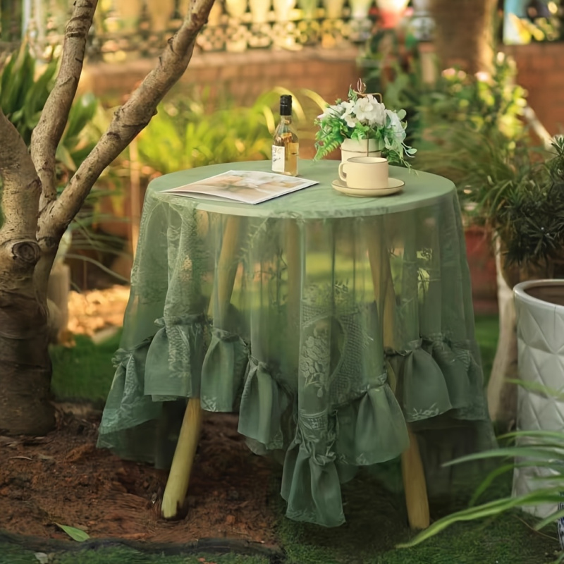 Rustic Vintage Lace Tablecloth - đánh giá và giá Tables