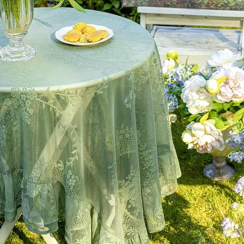 Rustic Vintage Lace Tablecloth - đánh giá và giá Tables