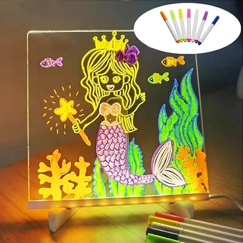 LED Note Board With Night Ligh - đánh giá và giá Floating Nightstand With Led Light