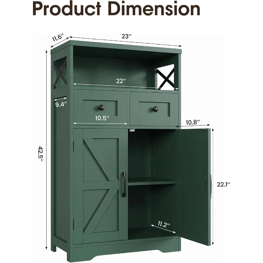 Farmhouse Storage Cabinet Set  - đánh giá và giá Storage