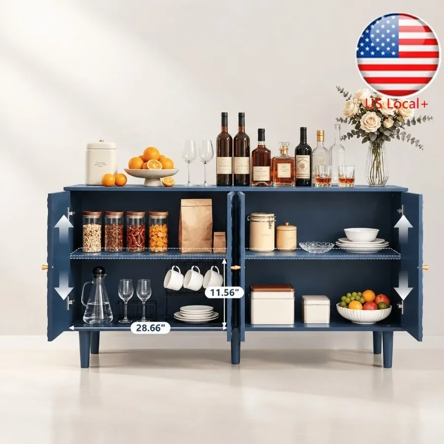 59 Buffet Cabinet with Storage - đánh giá và giá Storage